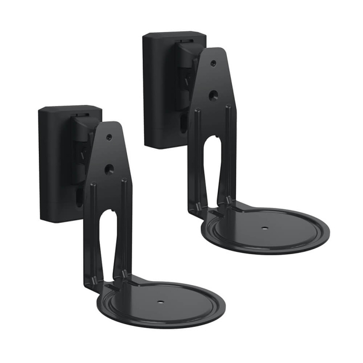 SANUS Wall Mount for Sonos ERA100 Pair Black ryhmässä KODINELEKTRONIIKKA / Ääni & Kuva / Kaiuttimet & Tarvikkeet / Kaiutinkiinnikkeet @ TP E-commerce Nordic AB (C30324)