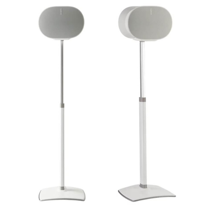 SANUS Floor Stand Adjustable for Sonos ERA 300 Pair White ryhmässä KODINELEKTRONIIKKA / Ääni & Kuva / Kaiuttimet & Tarvikkeet / Kaiutinkiinnikkeet @ TP E-commerce Nordic AB (C30338)