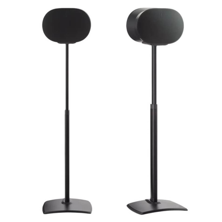 SANUS Floor Stand Adjustable for Sonos ERA 300 Pair Black ryhmässä KODINELEKTRONIIKKA / Ääni & Kuva / Kaiuttimet & Tarvikkeet / Kaiutinkiinnikkeet @ TP E-commerce Nordic AB (C30339)
