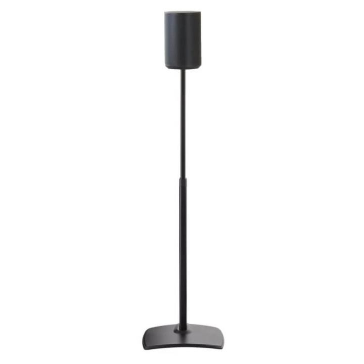 SANUS Floor Stand Adjustable for Sonos ERA 100 Single Black ryhmässä KODINELEKTRONIIKKA / Ääni & Kuva / Kaiuttimet & Tarvikkeet / Kaiutinkiinnikkeet @ TP E-commerce Nordic AB (C30341)