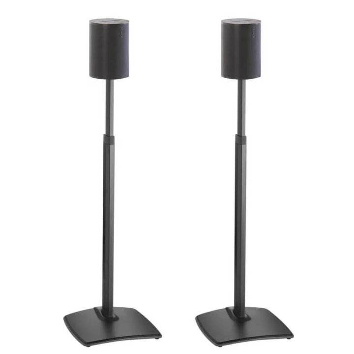 SANUS Floor Stand Adjustable for Sonos ERA 100 Pair Black ryhmässä KODINELEKTRONIIKKA / Ääni & Kuva / Kaiuttimet & Tarvikkeet / Kaiutinkiinnikkeet @ TP E-commerce Nordic AB (C30343)