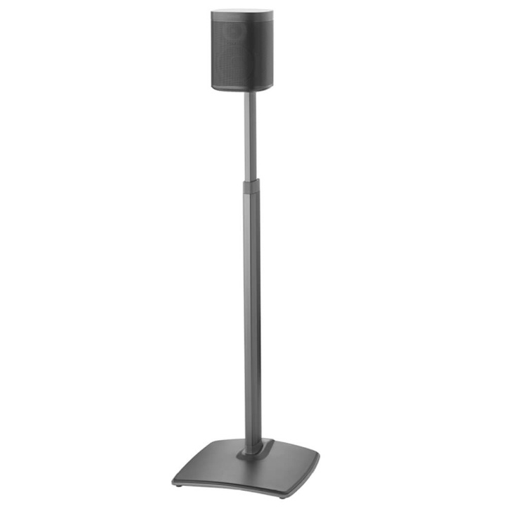 SANUS Floor Stand Adjustable One SL Play:1 Play:3 Single Black ryhmässä KODINELEKTRONIIKKA / Ääni & Kuva / Kaiuttimet & Tarvikkeet / Kaiutinkiinnikkeet @ TP E-commerce Nordic AB (C30349)