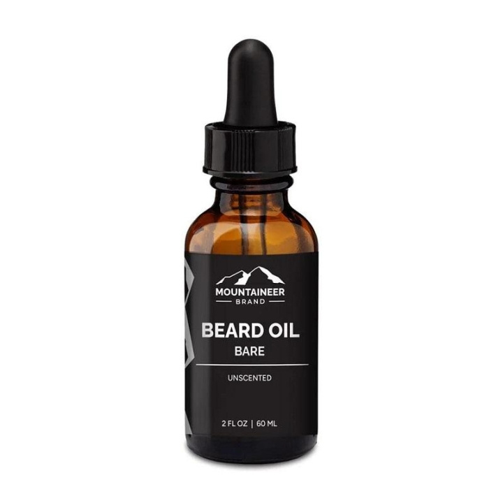 Mountaineer Brand Bare (Unscented) Beard Oil 60ml ryhmässä KAUNEUS JA TERVEYS / Hiukset &Stailaus / Parran hoito / Partaöljy @ TP E-commerce Nordic AB (C30431)