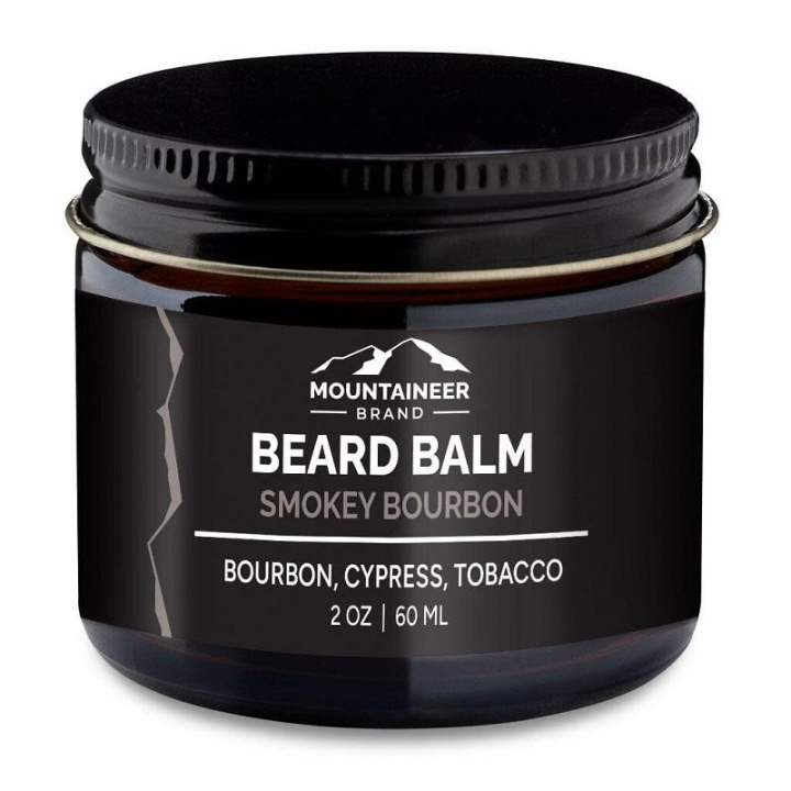 Mountaineer Brand Smokey Bourbon Beard Balm 60ml ryhmässä KAUNEUS JA TERVEYS / Hiukset &Stailaus / Parran hoito / Viiksivaha @ TP E-commerce Nordic AB (C30433)