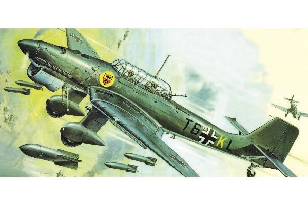 Airfix Junkers Ju87B Stuka 1:24 ryhmässä URHEILU, VAPAA-AIKA JA HARRASTUS / Harrastus / Muovimallit / Lentokoneet/Helikopterit @ TP E-commerce Nordic AB (C30480)