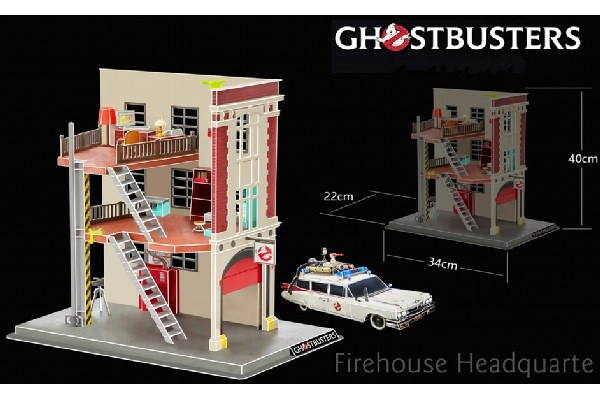 Revell 3D puzzle Ghostbusters Firestation ryhmässä URHEILU, VAPAA-AIKA JA HARRASTUS / Harrastus / Muovimallit / Rakenna ja leiki @ TP E-commerce Nordic AB (C30548)