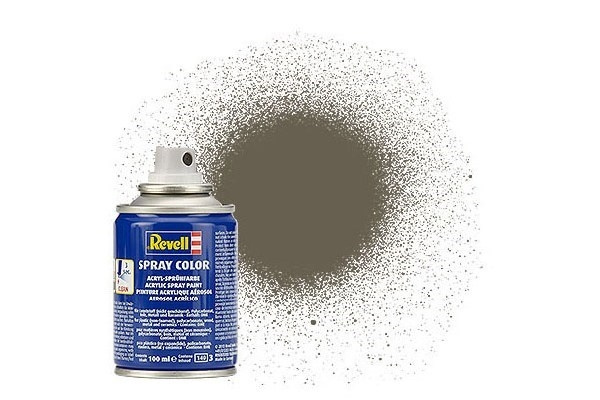 Revell Spray nato olive mat 100 ml. ryhmässä URHEILU, VAPAA-AIKA JA HARRASTUS / Harrastus / Harrastemaalit / Revell / Spray-maali @ TP E-commerce Nordic AB (C30621)