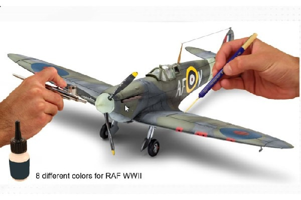 Revell Model Color, RAF WWII 8x17ml ryhmässä URHEILU, VAPAA-AIKA JA HARRASTUS / Harrastus / Harrastemaalit / Revell / Värisetti @ TP E-commerce Nordic AB (C30623)
