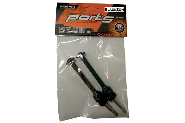 BLACKZON Drive Shaft plastic 2pcs. ryhmässä LELUT, TUOTTEET LAPSILLE JA VAUVOILLE / Radio-ohjattava / Varaosat ja lisävarusteet / Blackzon @ TP E-commerce Nordic AB (C30637)