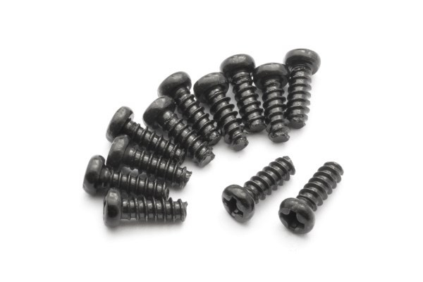 BLACKZON Round-headed screw 2.6×7PBHO ryhmässä LELUT, TUOTTEET LAPSILLE JA VAUVOILLE / Radio-ohjattava / Varaosat ja lisävarusteet / Blackzon @ TP E-commerce Nordic AB (C30693)