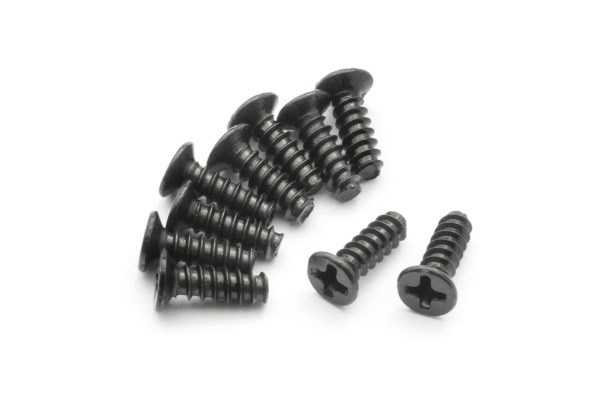 BLACKZON Countersunk head screw 2.6×8KBHO ryhmässä LELUT, TUOTTEET LAPSILLE JA VAUVOILLE / Radio-ohjattava / Varaosat ja lisävarusteet / Blackzon @ TP E-commerce Nordic AB (C30694)