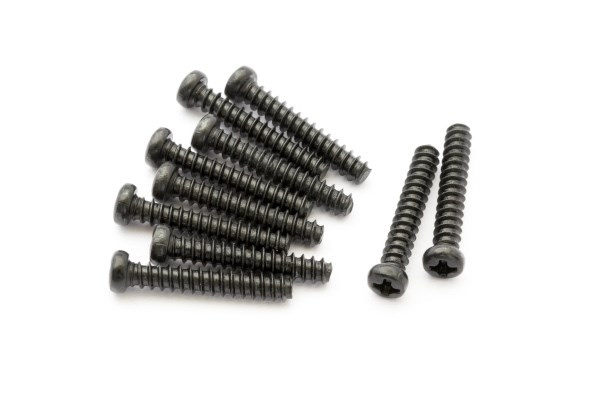 BLACKZON Round-headed screw 2.6×15PBHO ryhmässä LELUT, TUOTTEET LAPSILLE JA VAUVOILLE / Radio-ohjattava / Varaosat ja lisävarusteet / Blackzon @ TP E-commerce Nordic AB (C30695)