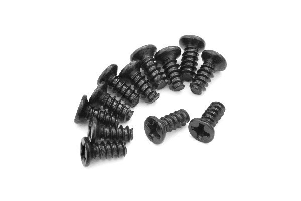 BLACKZON Countersunk Self Tapping Screws KBHO2.3*6mm ryhmässä LELUT, TUOTTEET LAPSILLE JA VAUVOILLE / Radio-ohjattava / Varaosat ja lisävarusteet / Blackzon @ TP E-commerce Nordic AB (C30749)