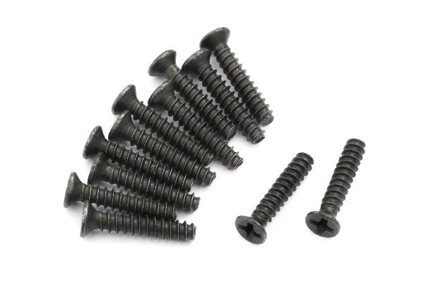 BLACKZON Countersunk Self Tapping Screws KBHO2.3*12mm ryhmässä LELUT, TUOTTEET LAPSILLE JA VAUVOILLE / Radio-ohjattava / Varaosat ja lisävarusteet / Blackzon @ TP E-commerce Nordic AB (C30753)