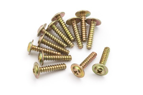 BLACKZON Flange Head Self Tapping Screws PWTHO2.6*12mm ryhmässä LELUT, TUOTTEET LAPSILLE JA VAUVOILLE / Radio-ohjattava / Varaosat ja lisävarusteet / Blackzon @ TP E-commerce Nordic AB (C30754)