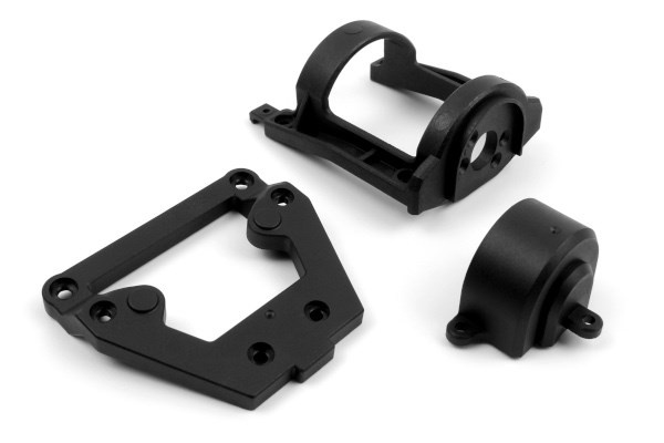 BLACKZON Motor Mount/Front Steering Plate Set ryhmässä LELUT, TUOTTEET LAPSILLE JA VAUVOILLE / Radio-ohjattava / Varaosat ja lisävarusteet / Blackzon @ TP E-commerce Nordic AB (C30787)