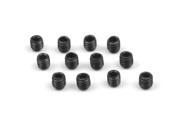 BLACKZON Set Screws M3x3mm (12pcs) ryhmässä LELUT, TUOTTEET LAPSILLE JA VAUVOILLE / Radio-ohjattava / Varaosat ja lisävarusteet / Blackzon @ TP E-commerce Nordic AB (C30807)