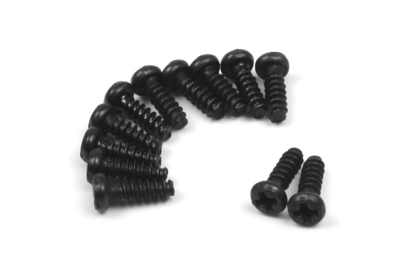 BLACKZON Pan Head Self Tapping Screws 6x8mm (12pcs) ryhmässä LELUT, TUOTTEET LAPSILLE JA VAUVOILLE / Radio-ohjattava / Varaosat ja lisävarusteet / Blackzon @ TP E-commerce Nordic AB (C30808)