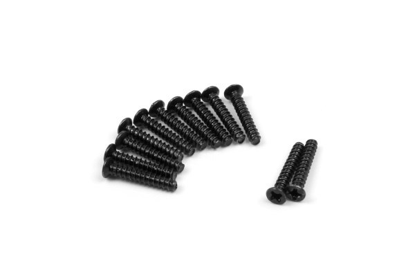 BLACKZON Countersunk Self Tapping 2x12mm (12pcs) ryhmässä LELUT, TUOTTEET LAPSILLE JA VAUVOILLE / Radio-ohjattava / Varaosat ja lisävarusteet / Blackzon @ TP E-commerce Nordic AB (C30814)