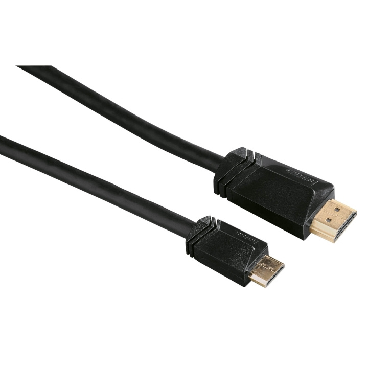 Hama Kabel HDMI Ethernet HDMI A-HDMI Mini C Svart 1.5m ryhmässä KODINELEKTRONIIKKA / Kaapelit & Sovittimet / HDMI / Kaapelit @ TP E-commerce Nordic AB (C30875)