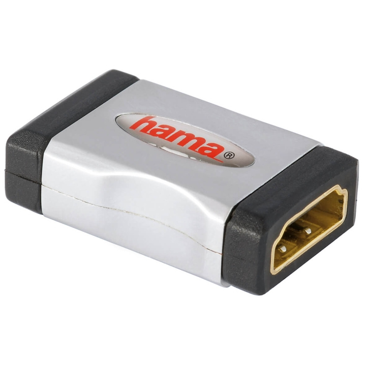 HAMA Sovitin HDMI Naaras-Naaras Kulta/Musta ryhmässä KODINELEKTRONIIKKA / Kaapelit & Sovittimet / HDMI / Sovittimet @ TP E-commerce Nordic AB (C30886)