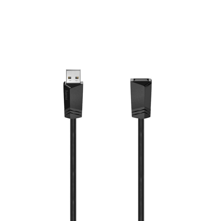 HAMA Cable USB 2.0 Extension 480 Mbit/s 1.5m Black ryhmässä TIETOKOONET & TARVIKKEET / Kaapelit & Sovittimet / USB / USB-A / Kaapelit @ TP E-commerce Nordic AB (C30963)