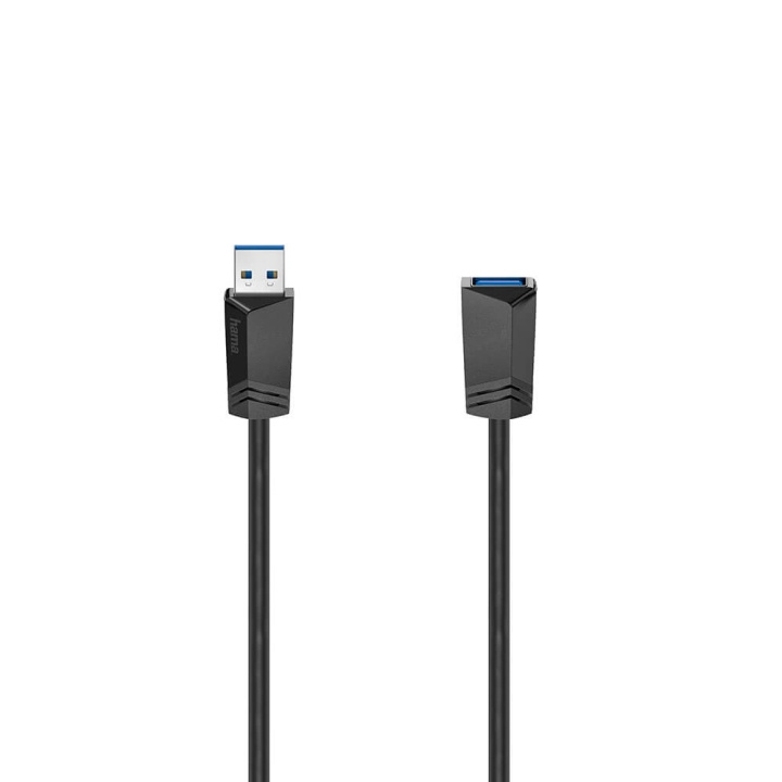 HAMA Cable USB Extension 3.0 5 Gbit/s 1.5m Black ryhmässä TIETOKOONET & TARVIKKEET / Kaapelit & Sovittimet / USB / USB-A / Kaapelit @ TP E-commerce Nordic AB (C30967)