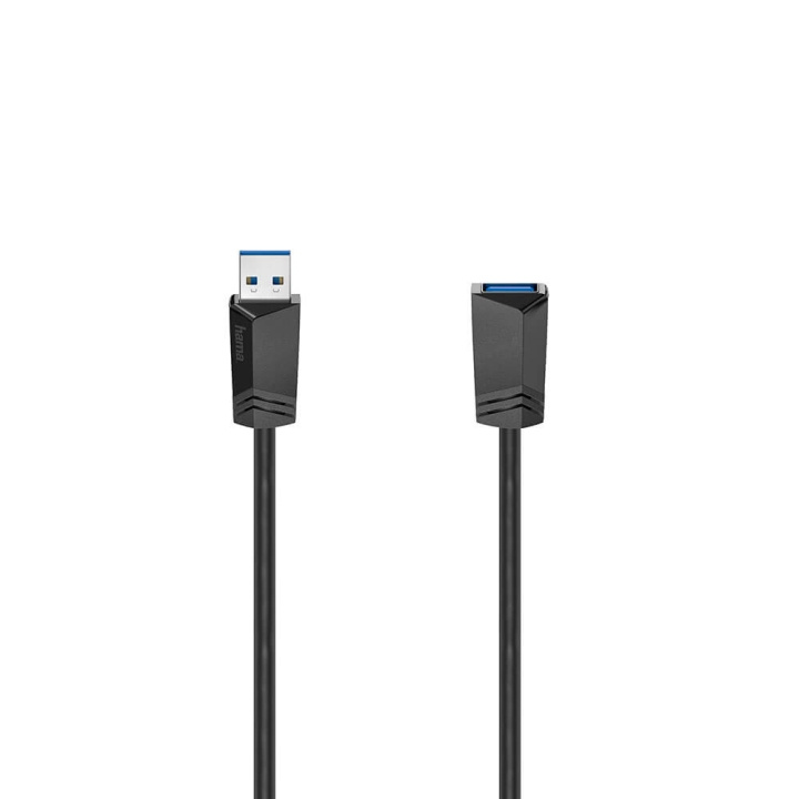 Hama Cable USB Extension 3.0 5 Gbit/s 1.5m Black ryhmässä TIETOKOONET & TARVIKKEET / Kaapelit & Sovittimet / USB / USB-A / Kaapelit @ TP E-commerce Nordic AB (C30967)