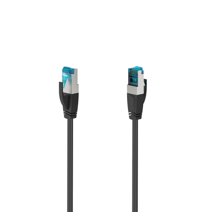 Hama Cable Network CAT6a S/FTP 10.0m Black ryhmässä TIETOKOONET & TARVIKKEET / Kaapelit & Sovittimet / Verkko / Cat6 @ TP E-commerce Nordic AB (C30977)