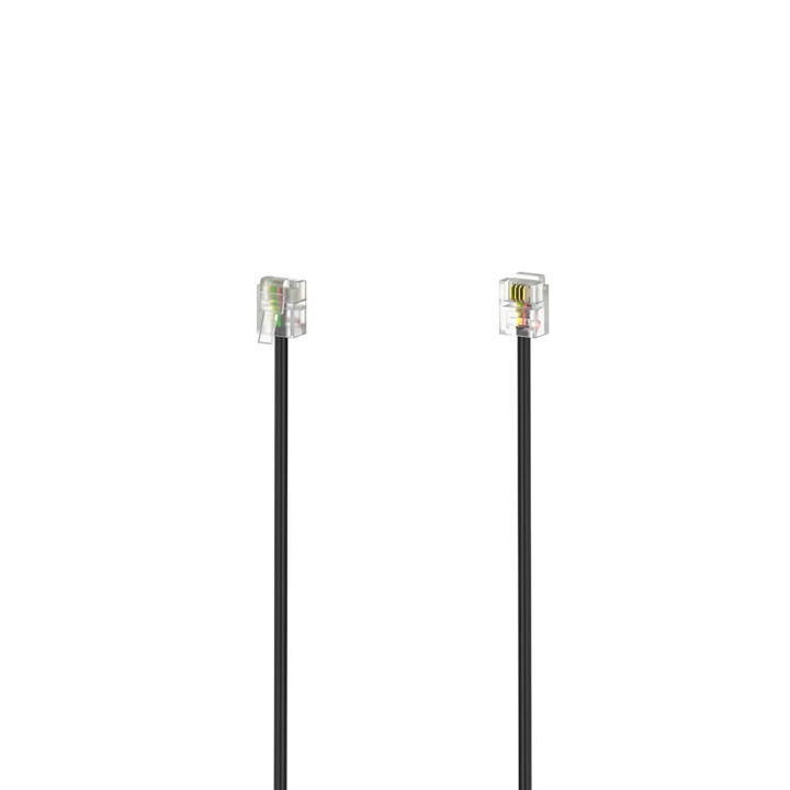 HAMA Cable Modular 6p4c Black 3.0m ryhmässä TIETOKOONET & TARVIKKEET / Kaapelit & Sovittimet / Verkko / Sovittimet & Liittimet @ TP E-commerce Nordic AB (C30994)