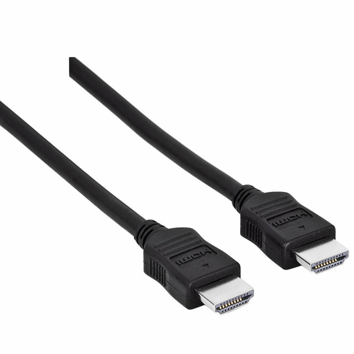 HAMA Cable HDMI High-Speed Black 1.5m ryhmässä KODINELEKTRONIIKKA / Kaapelit & Sovittimet / HDMI / Kaapelit @ TP E-commerce Nordic AB (C31002)