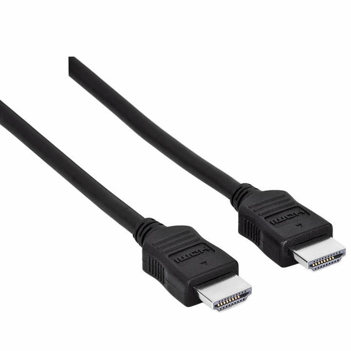 Hama Cable HDMI High-Speed Black 1.5m ryhmässä KODINELEKTRONIIKKA / Kaapelit & Sovittimet / HDMI / Kaapelit @ TP E-commerce Nordic AB (C31002)