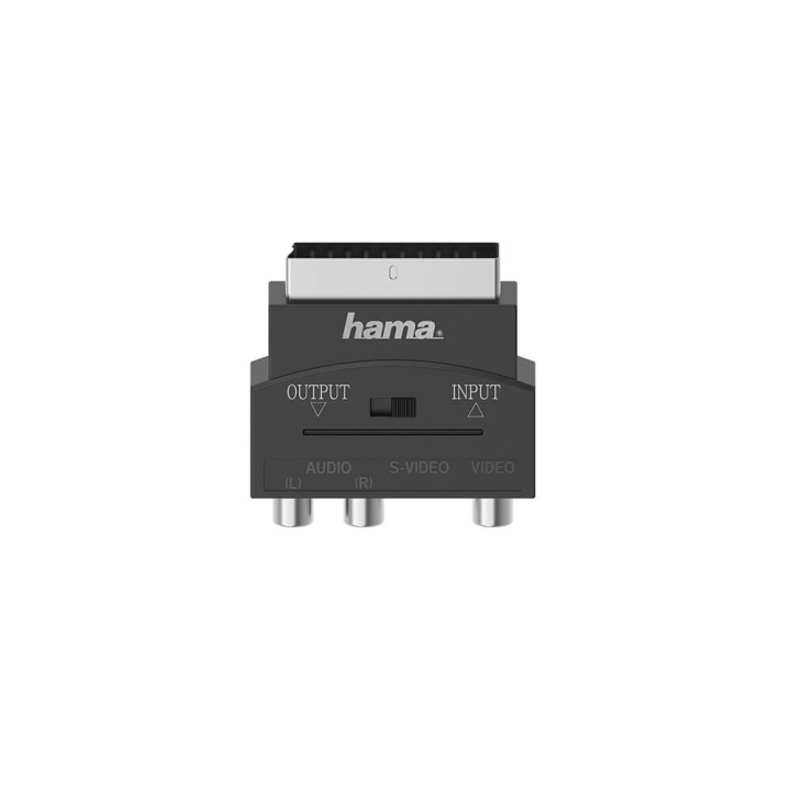 HAMA Adapter Video Scart-S-VHS/3x Phono ryhmässä KODINELEKTRONIIKKA / Kaapelit & Sovittimet / Scart @ TP E-commerce Nordic AB (C31034)