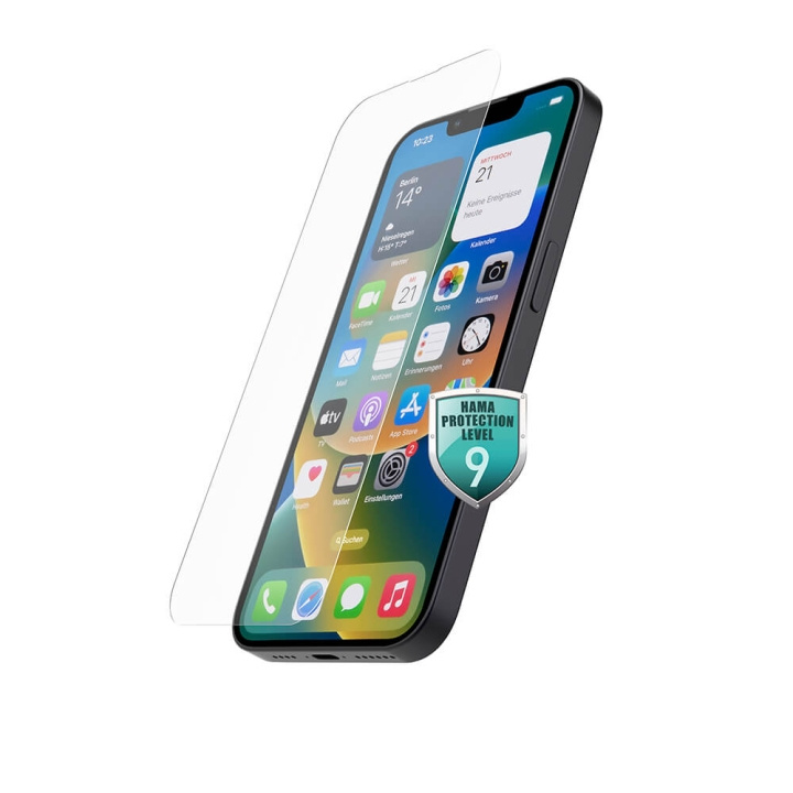Hama Screen Protector Premium iPhone 14 Plus ryhmässä ÄLYPUHELIMET JA TABLETIT / Puhelimen suojakotelo / Apple / iPhone 14 @ TP E-commerce Nordic AB (C31051)