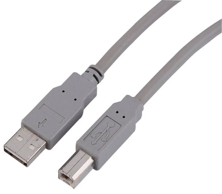 HAMA Johto USB A-B 10kpl Bulk 5m Harmaa ryhmässä TIETOKOONET & TARVIKKEET / Kaapelit & Sovittimet / USB / USB-A / Kaapelit @ TP E-commerce Nordic AB (C31063)