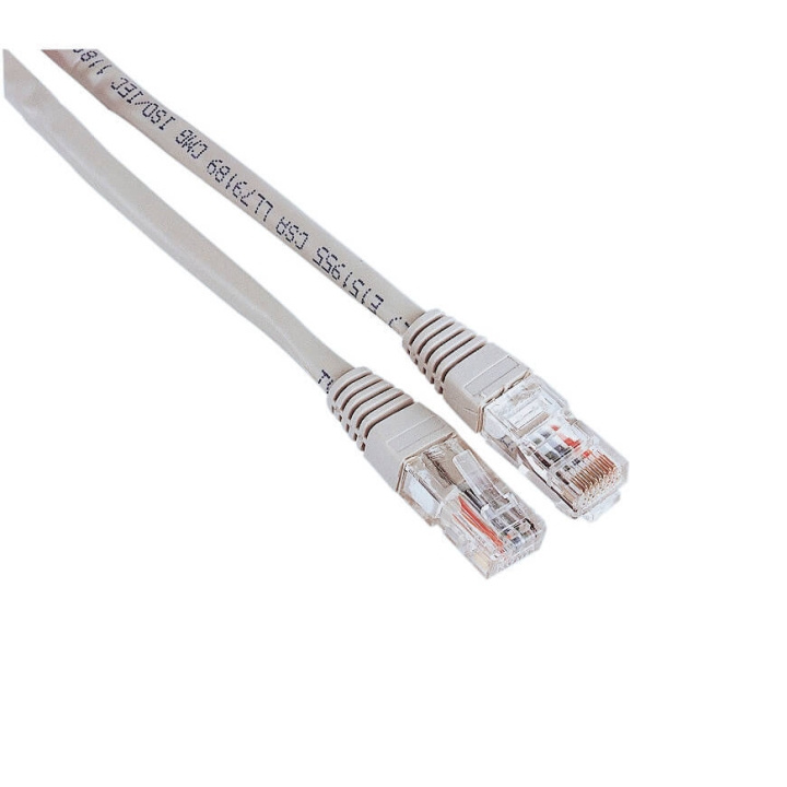 Hama Kabel Nätverk CAT5e UTP 10p Bulk Grå 10m ryhmässä TIETOKOONET & TARVIKKEET / Kaapelit & Sovittimet / Verkko / Cat5e @ TP E-commerce Nordic AB (C31071)