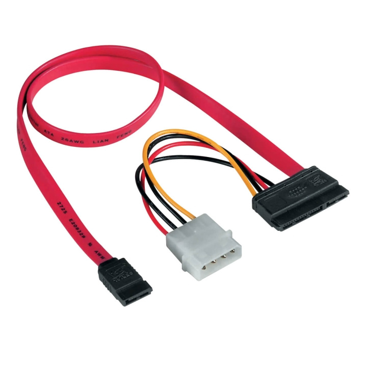 Hama Kabel SATA Med Integrerad Strömförsörjning ST ryhmässä TIETOKOONET & TARVIKKEET / Kaapelit & Sovittimet / Sisäinen / SATA @ TP E-commerce Nordic AB (C31074)