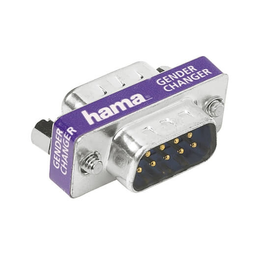 Hama Adapter 9pinD-9pinD Hane-Hane ryhmässä TIETOKOONET & TARVIKKEET / Kaapelit & Sovittimet / VGA / Sovittimet @ TP E-commerce Nordic AB (C31081)