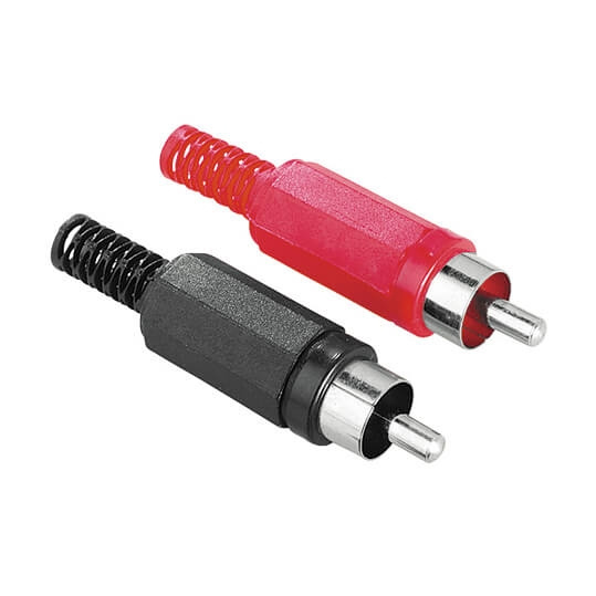 Hama Kontakter 2xRCA Hane Lödbar ryhmässä KODINELEKTRONIIKKA / Kaapelit & Sovittimet / RCA / Sovittimet @ TP E-commerce Nordic AB (C31088)