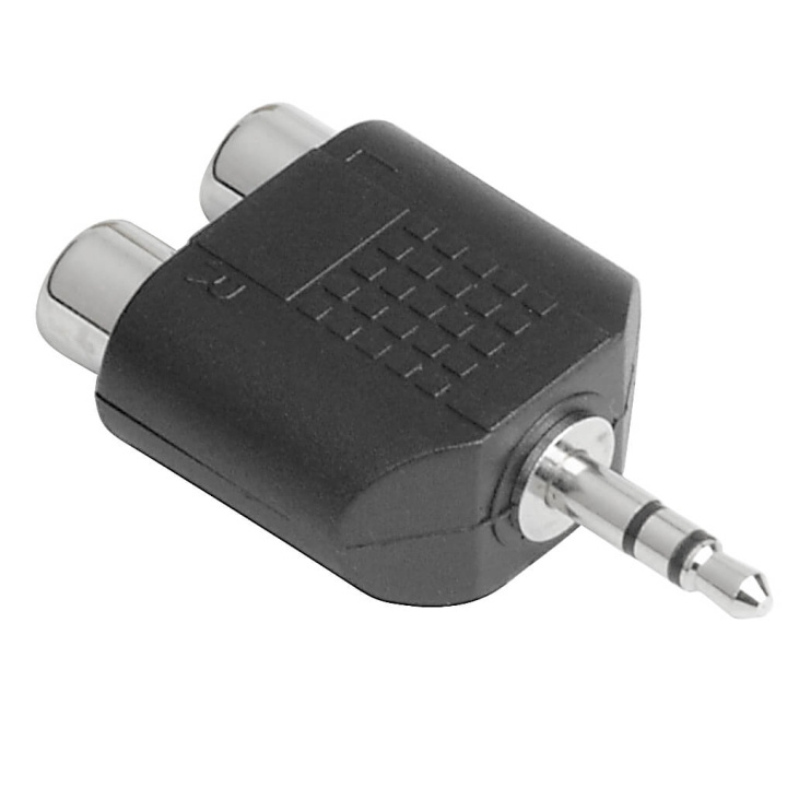 Hama Adapter 3,5mm-2xRCA Hane-2x Hona ST ryhmässä KODINELEKTRONIIKKA / Kaapelit & Sovittimet / RCA / Sovittimet @ TP E-commerce Nordic AB (C31097)
