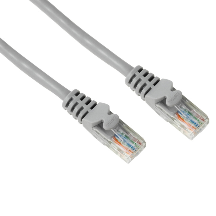Hama Kabel Nätverk CAT5e UTP Grå 3m ryhmässä TIETOKOONET & TARVIKKEET / Kaapelit & Sovittimet / Verkko / Cat5e @ TP E-commerce Nordic AB (C31109)