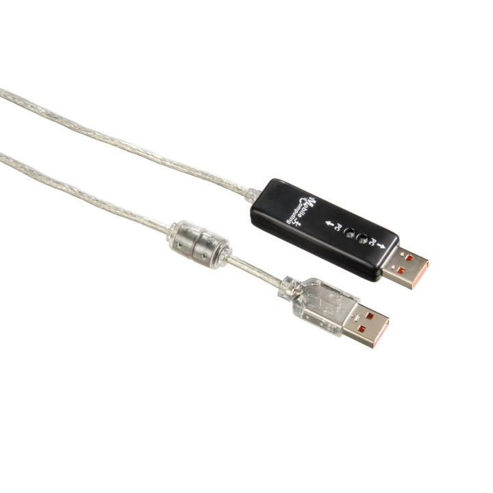 Hama USB 2.0 Linkkabel För att Koppla ihop Två Datorer ryhmässä TIETOKOONET & TARVIKKEET / Kaapelit & Sovittimet / USB / USB-A / Kaapelit @ TP E-commerce Nordic AB (C31114)
