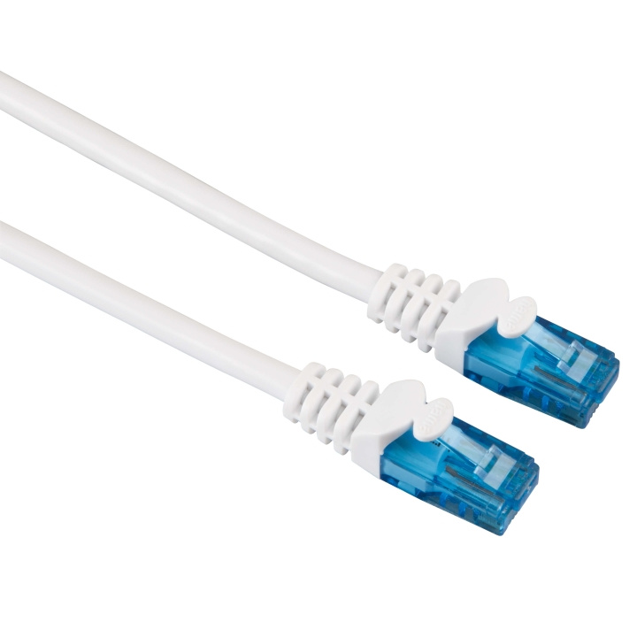 Hama Kabel Nätverk CAT6 UTP Blister Vit 15m ryhmässä TIETOKOONET & TARVIKKEET / Kaapelit & Sovittimet / Verkko / Cat6 @ TP E-commerce Nordic AB (C31125)
