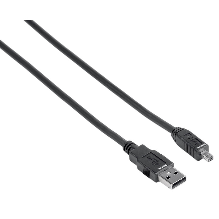 Hama Cable USB A-Mini USB B6M 1,8m ryhmässä TIETOKOONET & TARVIKKEET / Kaapelit & Sovittimet / USB / Mini-USB / Kaapelit @ TP E-commerce Nordic AB (C31156)