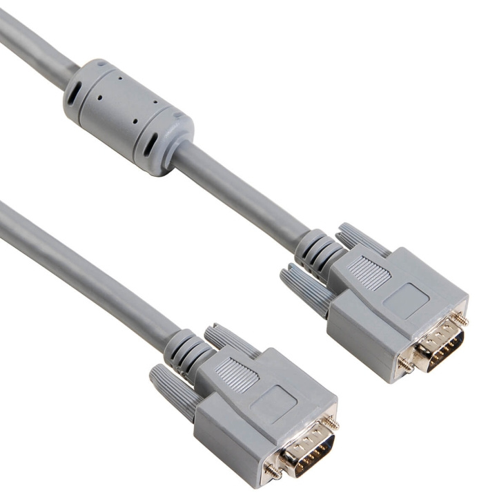 Hama Kabel VGA Hane-Hane 1.8m ryhmässä TIETOKOONET & TARVIKKEET / Kaapelit & Sovittimet / VGA / Kaapelit @ TP E-commerce Nordic AB (C31183)