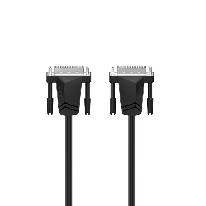 HAMA Cable DVI 1440p Dual Link Black 1.5m ryhmässä TIETOKOONET & TARVIKKEET / Kaapelit & Sovittimet / DVI / Kaapelit @ TP E-commerce Nordic AB (C31215)