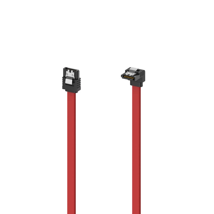 HAMA Cable SATA Serial-ATA III 90° 6 Gbit/s Internal 0.60m ryhmässä TIETOKOONET & TARVIKKEET / Kaapelit & Sovittimet / Sisäinen / SATA @ TP E-commerce Nordic AB (C31226)