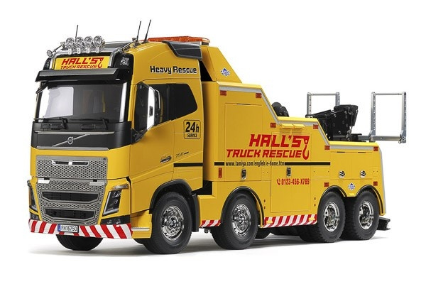 TAMIYA 1/14 Volvo FH16 8x4 Tow Truck Globetrotter 750 ryhmässä LELUT, TUOTTEET LAPSILLE JA VAUVOILLE / Radio-ohjattava / Radio-ohjattavat autot @ TP E-commerce Nordic AB (C31584)