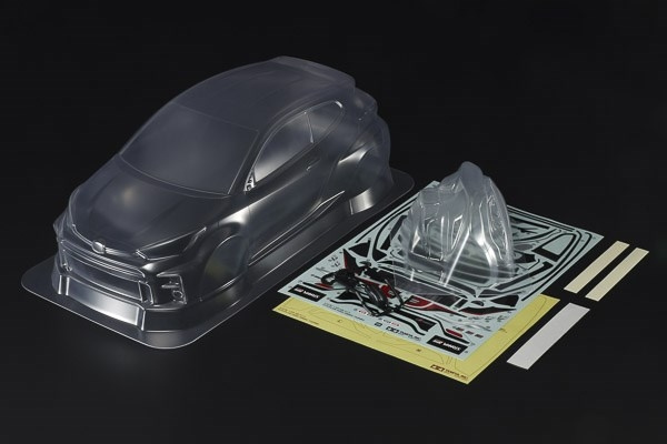 TAMIYA 1/10 Scale R/C TOYOTA GR Yaris Body Parts Set ryhmässä LELUT, TUOTTEET LAPSILLE JA VAUVOILLE / Radio-ohjattava / Varaosat ja lisävarusteet / TAMIYA @ TP E-commerce Nordic AB (C31592)