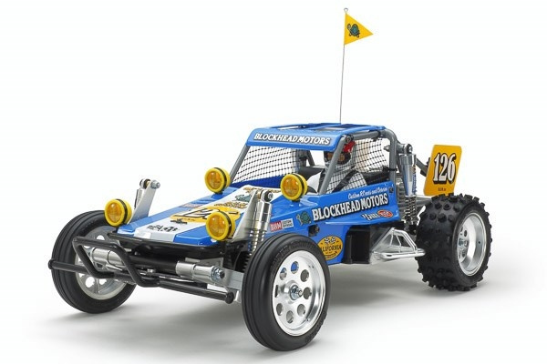 TAMIYA 1/10 R/C Wild One Off-Roader Blockhead Mo / NO ESC ryhmässä LELUT, TUOTTEET LAPSILLE JA VAUVOILLE / Radio-ohjattava / Radio-ohjattavat autot @ TP E-commerce Nordic AB (C31612)